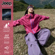 JEEP SPIRIT吉普戶外三合一沖鋒衣秋冬情侶防風(fēng)防水登山夾克外套男伊德粉L