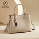 奧康女包新潮牛皮結婚手提包輕奢單肩包生日新年情人節禮物送媽媽老婆