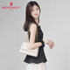 夢(mèng)特嬌（MONTAGUT）2025新款包包女包斜挎包女小包單肩包高端女包七夕情人節禮物 白色