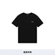 WE11DONE中性男女同款經(jīng)典字母LOGO寬松時(shí)尚圓領(lǐng)T恤 黑色 XS