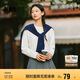 森馬（Semir）[商場同款]長袖T恤女基礎款圓領2025春oversize純棉101125101008