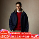 Scofield【90鵝絨】男裝24年冬季新款立領(lǐng)寬松老錢風(fēng)短款羽絨服 藏青色 XL (180)