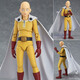 一拳超人周邊 琦玉老師手辦 一擊男 Figma 310關(guān)節(jié)可動 光頭老師模型擺件 關(guān)節(jié)可動版 高約14cm