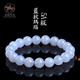 北歐傳說天然藍(lán)紋瑪瑙圓珠手鏈天藍(lán)色條紋藍(lán)瑪瑙手鏈 5A級(jí)藍(lán)紋瑪瑙手鏈 8mm(22顆左右)
