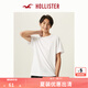 HOLLISTER24夏款經(jīng)典小海鷗情侶基礎(chǔ)款短袖T恤男裝女裝KI324-4042 白色 M (180/100A)