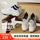 安踏【林孝埈同款】ACE 2丨網(wǎng)球風(fēng)休閑鞋男女同款情侶白色運動(dòng)跑步鞋 【男款】象牙白/新墨水藍-1 41 （男）