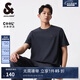 杰克·瓊斯（JACK&JONES） 春季新款商務(wù)通勤涼感華夫格logo皮標圓領(lǐng)短袖T恤男款225101030