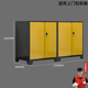 豫昌正車(chē)庫儲物柜地下車(chē)位密碼防潮工具柜地庫收納柜收納箱雜物柜停車(chē)場(chǎng) 黑黃雙矮柜款式(站腳款)