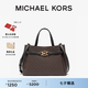 MICHAEL KORS邁克高仕 MK【七夕禮物】Angelina 女士中號手提包 深棕色/黑色 292 NS