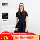 森馬（Semir）[商場同款]連衣裙女撞色polo領夏季2025學院風百褶裙101325114051