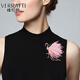 維拉帝（Verratti）胸針女粉色羽毛火烈鳥(niǎo)胸針女時(shí)尚西裝別針配飾潮流送女友新年禮物 奢華粉-羽毛火烈鳥(niǎo)