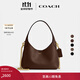 蔻馳（COACH）女士BROOKLYN 23號單肩包真皮斜挎包簡(jiǎn)約早秋包包女包 B4/楓葉色