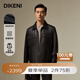 迪柯尼（DIKENI）【雷總同款】【啞光綿羊皮】秋冬男士經(jīng)典1034工裝皮衣發(fā)布會同款 黑色 XL （52）