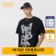 卡賓（CABBEEN）卡賓男裝兔子提花線衫22冬新款寬松針織衫W3231106001 煤黑色01 M /170/48