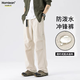 Homlean美式機(jī)能休閑褲男秋季戶外傘兵沖鋒直筒工裝長(zhǎng)褲子an09象牙白L