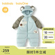 巴拉巴拉balaOne童裝兒童羽絨服連體衣2025冬裝哈衣爬服萌趣208425120204
