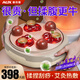 奧克斯新款砭石揉腹儀腹部按摩器促進(jìn)腸蠕動(dòng)排便秘全自動(dòng)揉捏艾灸熱敷加熱揉肚子神器生日禮物實(shí)用父親節(jié) 【杏色-充插兩用】180MM四環(huán)大盤(pán)+揉捏艾灸熱敷