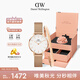 丹尼爾惠靈頓（DanielWellington）DW女士手表腕表送女友禮物七夕禮物DW00100219+大手鐲套裝