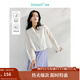 茵曼（INMAN）萊賽爾防曬襯衫2025夏女裝新款輕薄遮陽罩衫開衫外套上 云朵白 S