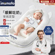 imomoto嬰幼兒趴睡枕斜坡墊喂奶神器護(hù)脊柱0-6個(gè)月寶寶床中床趴睡神器 小熊威爾 【海綿內(nèi)膽0-30°調(diào)節(jié)】