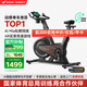 麥瑞克（MERACH）動感單車自發(fā)電家用健身房運動器材室內(nèi)靜音自行車 黑曜騎士Turbo 2025旗艦-超感強磁控-AIMia私教