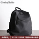 Cowley Keller雙肩包男士背包新款大容量防潑水尼龍布包時(shí)尚通勤男女旅行包書包 雅典黑大號(hào) 30*15*42CM