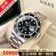 【二手99新】勞力士（Rolex）潛航者黑水鬼綠水鬼自動機械 精鋼/18k金 保值奢侈品腕表 40mm黑水鬼16610