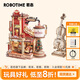 若態(tài)若客禮物工廠八音盒+大提琴擺件 diy手工積木玩具生日禮物女生