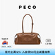 PECO989小丑保齡球包植鞣油蠟長柄手拎腋下波士頓包女情人七夕禮物 琥珀色頭層半樹膏小牛預(yù)售10天