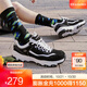 斯凱奇（Skechers）奧利奧熊貓鞋丨老爹鞋男女經(jīng)典黑白復(fù)古秋冬輕便潮流增高運動休閑 男款-BKW/黑色/白色 42