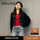 moussy 早春新品設計感通勤廓形溫柔針織外套女010HSS80-0150 020黑色 均碼