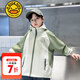 G.DUCKKIDS小黃鴨童裝男童外套春秋款2025新款兒童風(fēng)衣中大童拉鏈衫男孩上衣 綠色 170 建議15~16歲【160-170cm】c