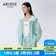 艾諾絲雅詩商場同款夏季新品連帽時尚薄短外套女20431049 海岸藍(lán) L