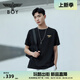 BOY LONDON【極簡(jiǎn)印象】25新款春夏男女同款針織短袖潮流T恤N01254 黑色 XL