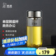 希諾單層玻璃杯男家用辦公泡茶杯子過濾車載水杯XN-7718本色 550mL