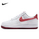 耐克NIKE緩震板鞋女空軍一號 AIR FORCE 1 運動鞋 FQ7626-100白38.5