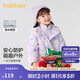 巴拉巴拉童裝女童棉服兩件套2024秋冬裝印花連帽外套潮流戶外208424106003