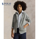 Polo Ralph Lauren 拉夫勞倫 男童 經(jīng)典款起絨布連帽衫RL39001 050-灰色 L