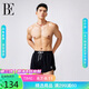 范德安（BALNEAIRE）【巔峰系列】時尚男士防曬海邊泳褲水陸兩穿小黑褲 50342 L