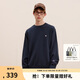 Champion冠軍衛(wèi)衣男季新款刺繡小Clogo圓領上衣女潮牌復古 藏青色1 XL 
