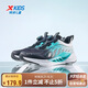 特步（XTEP）【氫風(fēng)8.0】兒童童鞋男小童透氣旋轉(zhuǎn)扣跑鞋 黑/極光綠 32