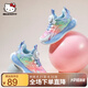HELLOKITTY童鞋女童輕便運(yùn)動(dòng)鞋兒童老爹鞋中大童舒適跑步鞋6861花色藍(lán)白37