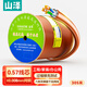 山澤六類雙屏蔽千兆網(wǎng)線【0.57±0.008mm純銅】CAT6類8芯 工程家裝網(wǎng)絡(luò)POE監(jiān)控布線305米 SFTP-6305