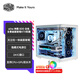 酷冷至尊（CoolerMaster）elite 神殿600 白色 ATX海景房機箱  一體曲面玻璃 無立柱/支持360水冷/Type-c 