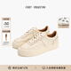 FOOT INDUSTRY 足下工業(yè)「品牌經(jīng)典」網(wǎng)球板鞋百搭運(yùn)動(dòng)休閑舒適真皮板鞋男女 古白 39