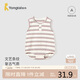 童泰（TONGTAI）嬰兒包屁夏季寶寶衣服兒童外出連體哈衣TS42X499-DS紫色90cm