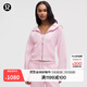 lululemon丨Scuba 女士超寬松款拉鏈連帽衫 LW3HTLS 喜悅粉 XS /S