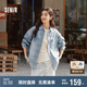 森馬（Semir）森柔牛仔|商場(chǎng)同款牛仔襯衫女oversize春季2025襯衣103125105002
