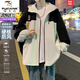 啄木鳥（TUCANO）春秋季新款青少年外套男孩初高中學(xué)生潮流帥氣夾克大童男裝沖鋒衣 8307黑色 【品質(zhì)保證】 S 【建議80-110斤】