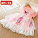 雷姆汀蓬蓬公主風(fēng)女童夏季短袖連衣裙庫(kù)洛米洛麗塔公主洋氣裙子蓬蓬裙圓 276-五角星庫(kù)洛米粉色 90 適合80左右身高